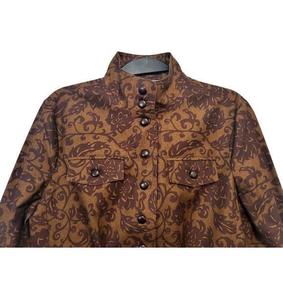 Peruvian Connection Floral Paisley Blazer Jacket - Picture 3 of 12